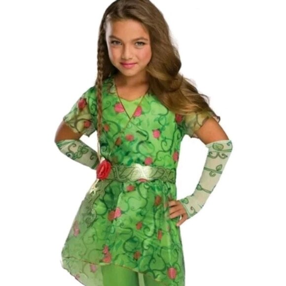 Teen Girls DC Comics 2 Piece Poison Ivy Costume - Size 14-16 NWT - Picture 1 of 8
